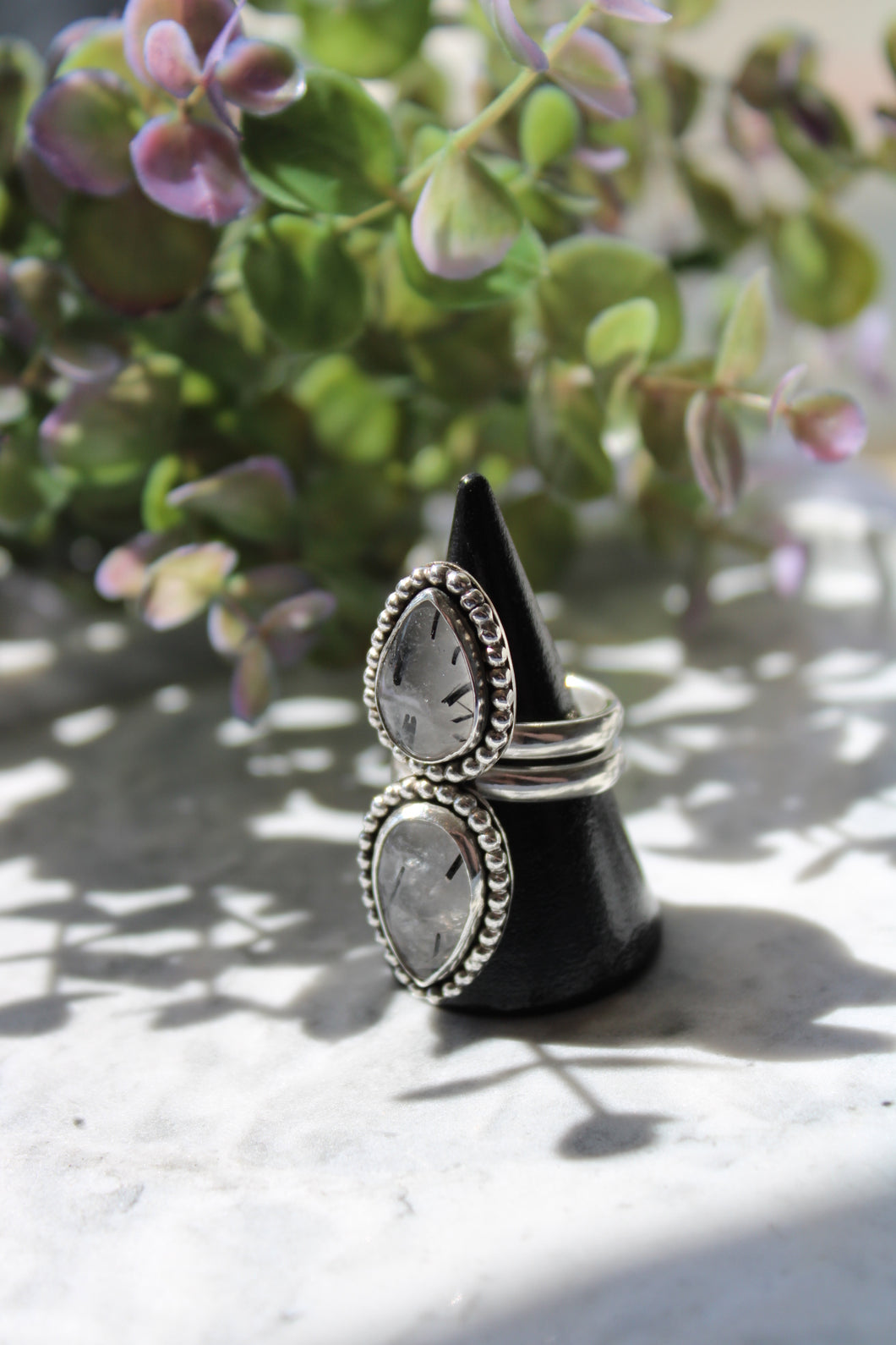 Statement Ring - Rutilated Quartz