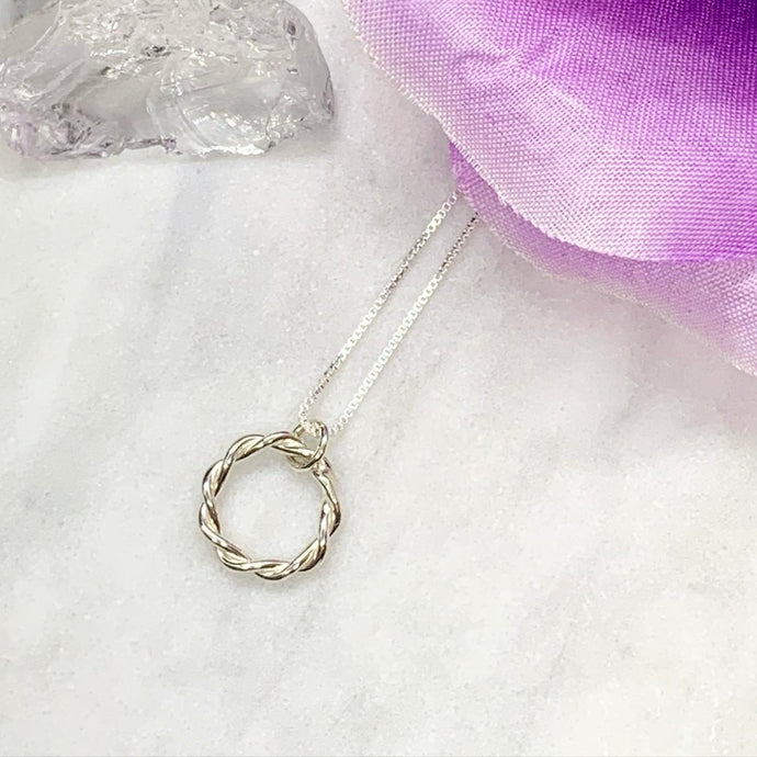 Twisted Circle Pendant